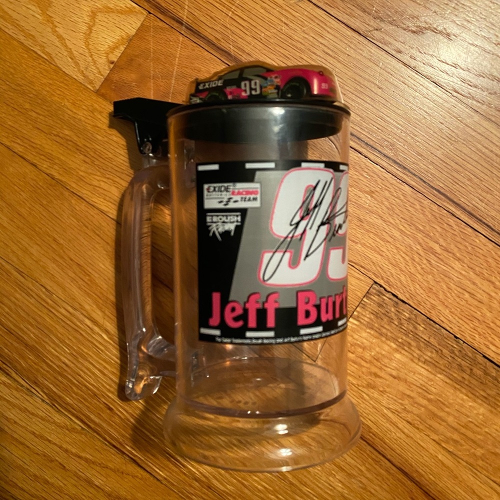 Vintage NASCAR Stein Style Plastic Accessory Cup